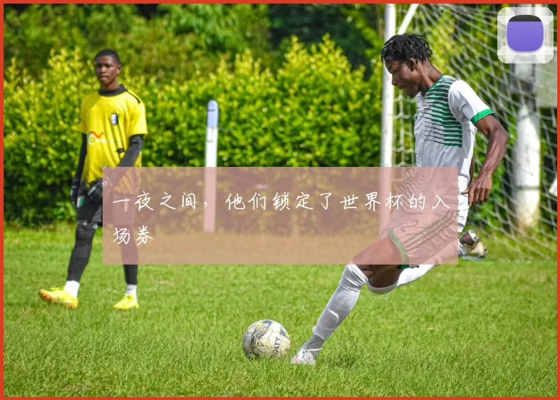 一夜之间，他们锁定了世界杯的入场券
