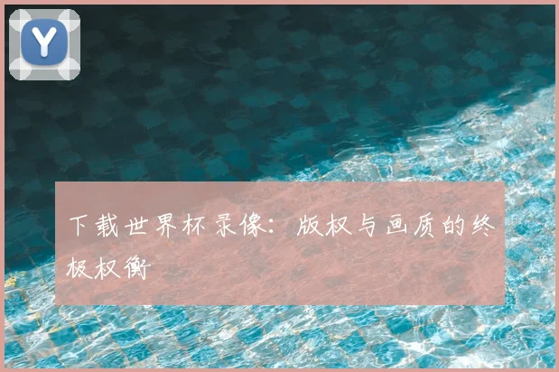 下载世界杯录像:版权与画质的终极权衡